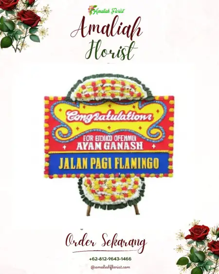 Sewa Papan Bunga Undaan